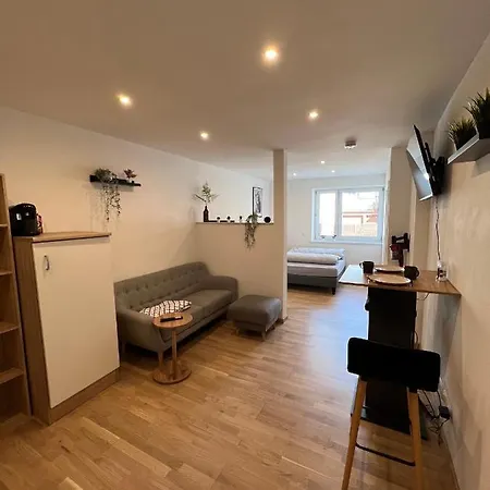 Gemuetliches Studio-Apartment In Karlsruhe Neureut - Naehe Uni-Kit-Messe, Fussbodenheizung, Regendusche, Waschmaschine, Stellplatz Exterior photo