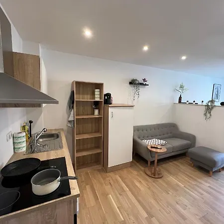 Gemuetliches Studio-Apartment In Karlsruhe Neureut - Naehe Uni-Kit-Messe, Fussbodenheizung, Regendusche, Waschmaschine, Stellplatz Exterior photo
